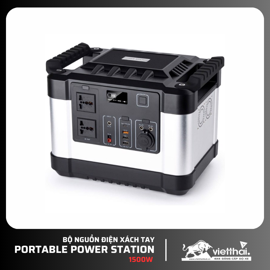 Bộ nguồn điện xách tay Portable Power Station 1500W